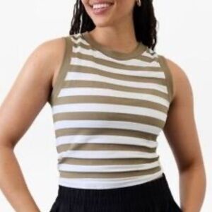 Athleta Striped Renew Seamless Muscle Tank